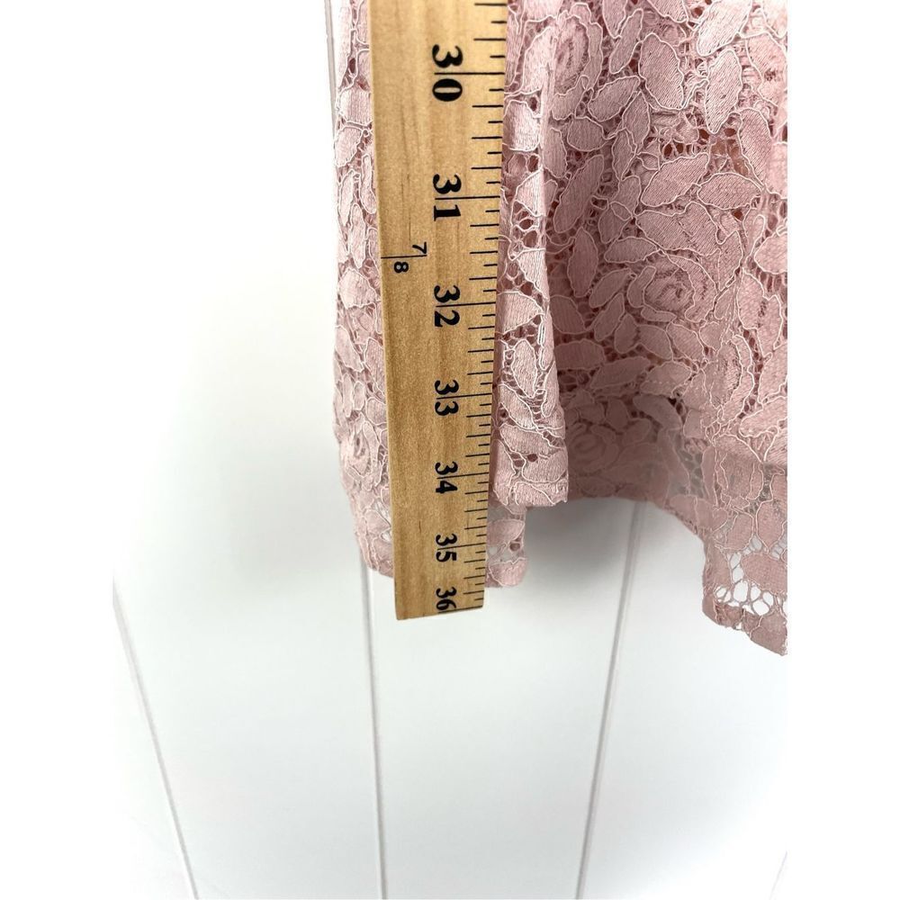 NWT Almost Pink Romantic Floral Ruffle Mini Dress S - Picture 4 of 11
